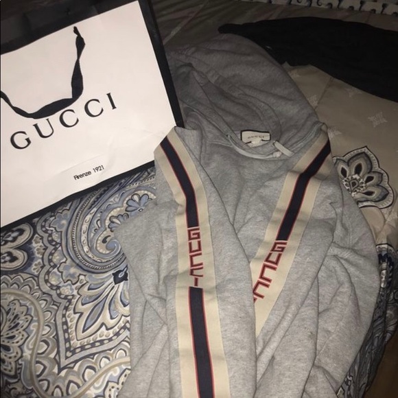 gucci stripe hoodie